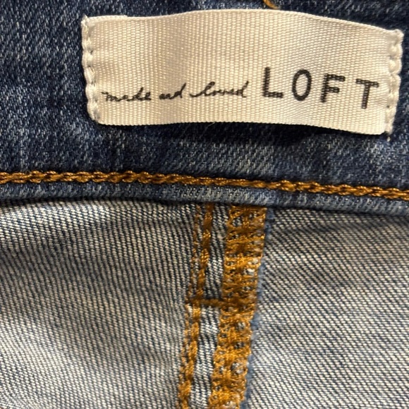 Loft Ann Taylor Women's Blue Jeans, Modern Skinny, Size 27 - Picture 6 of 10